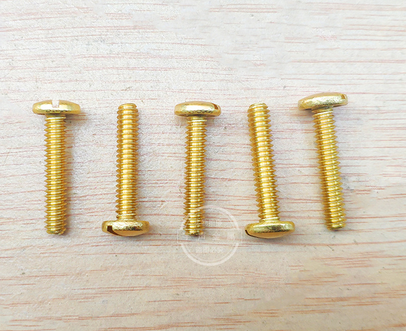 Brass Machine Screws Slotted Binding Head