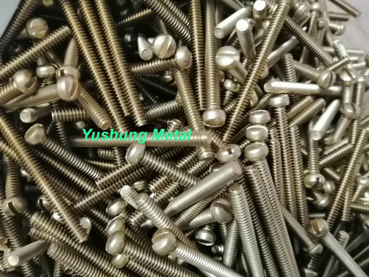 Brass Machine Screws Slot Fillister Head