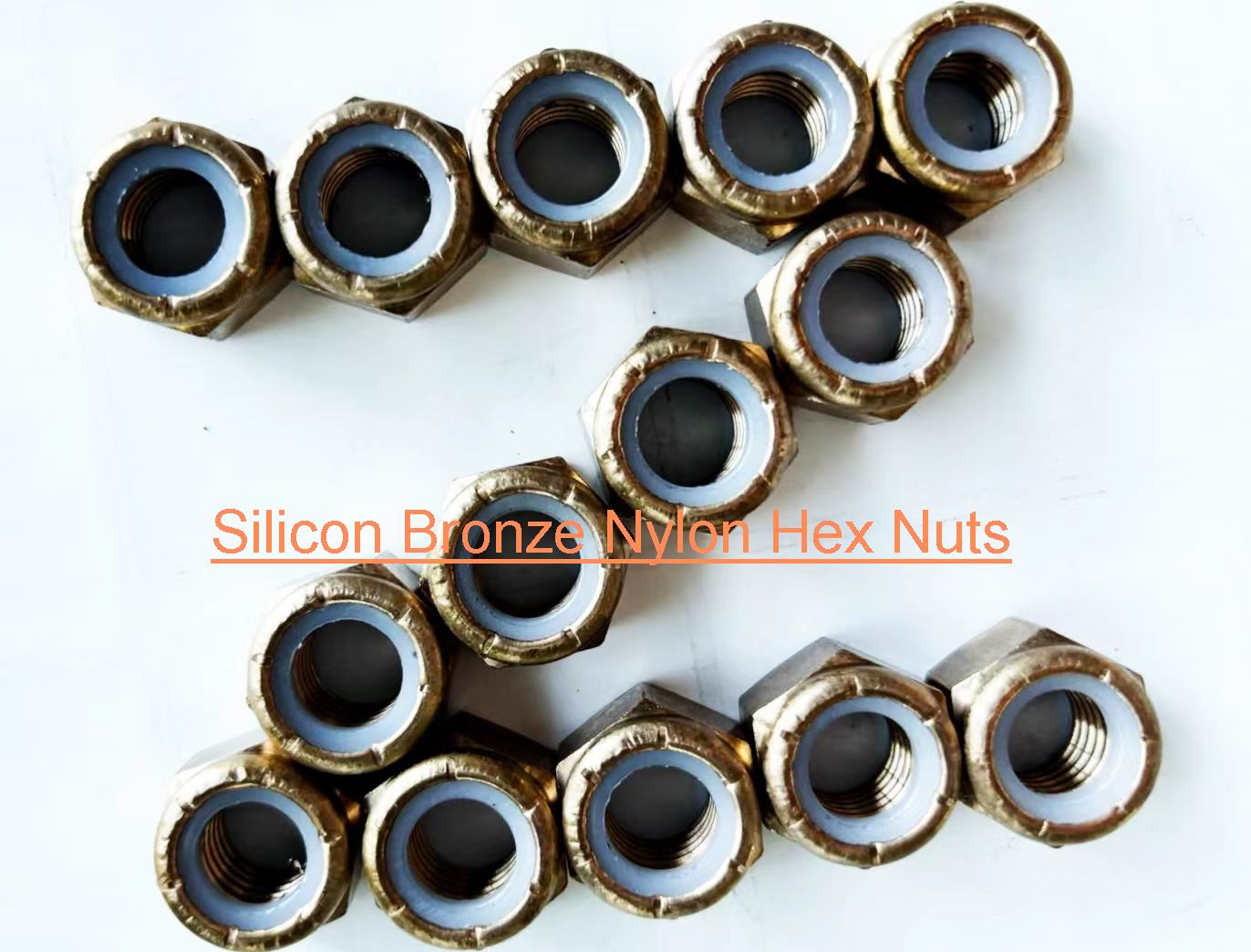 Silicon Bronze Nylon Insert Lock Nuts