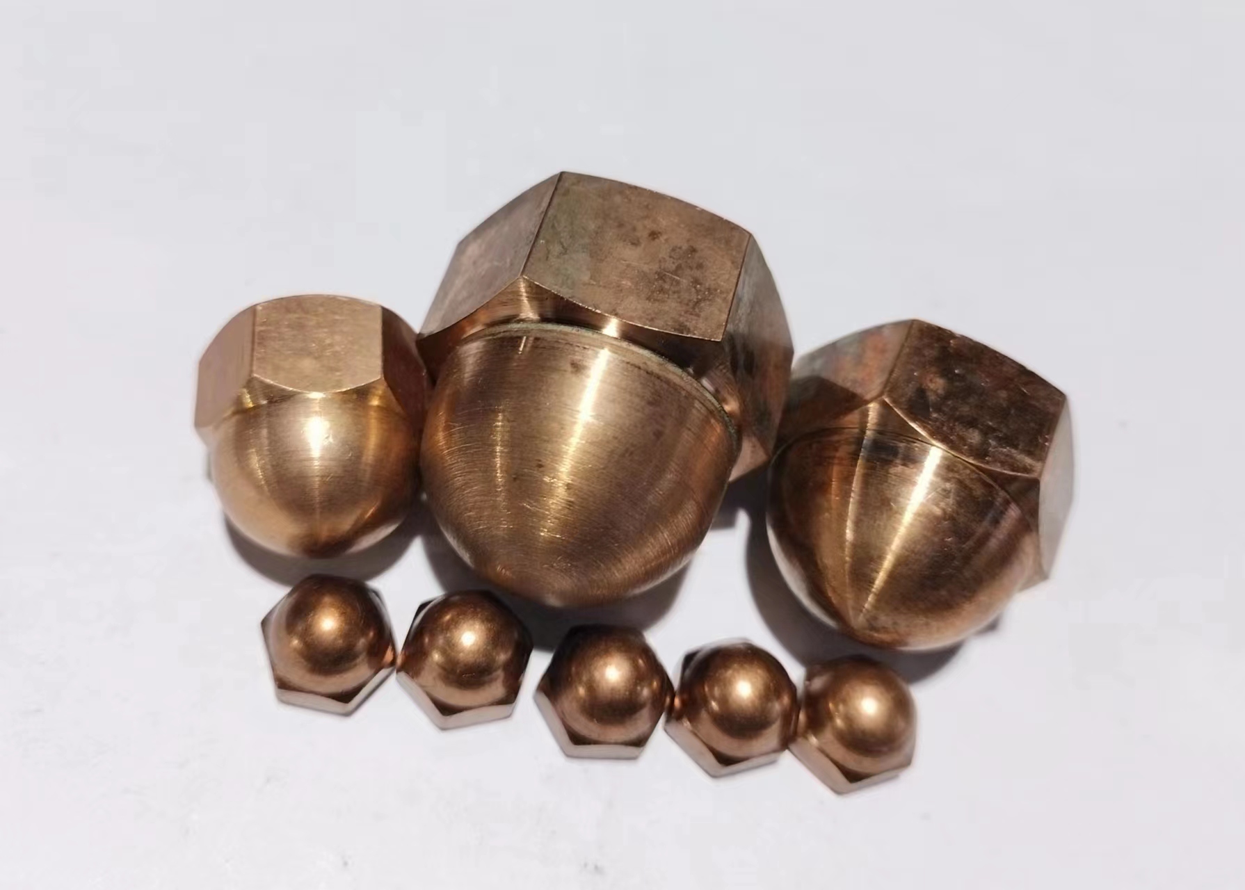 Silicon Bronze Acorn / Dome / Cap Nuts