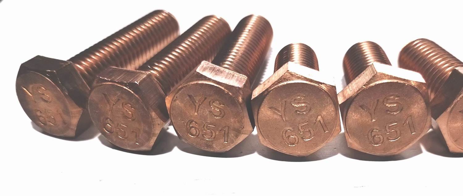 Silicon Bronze Hex Cap Bolts Screws