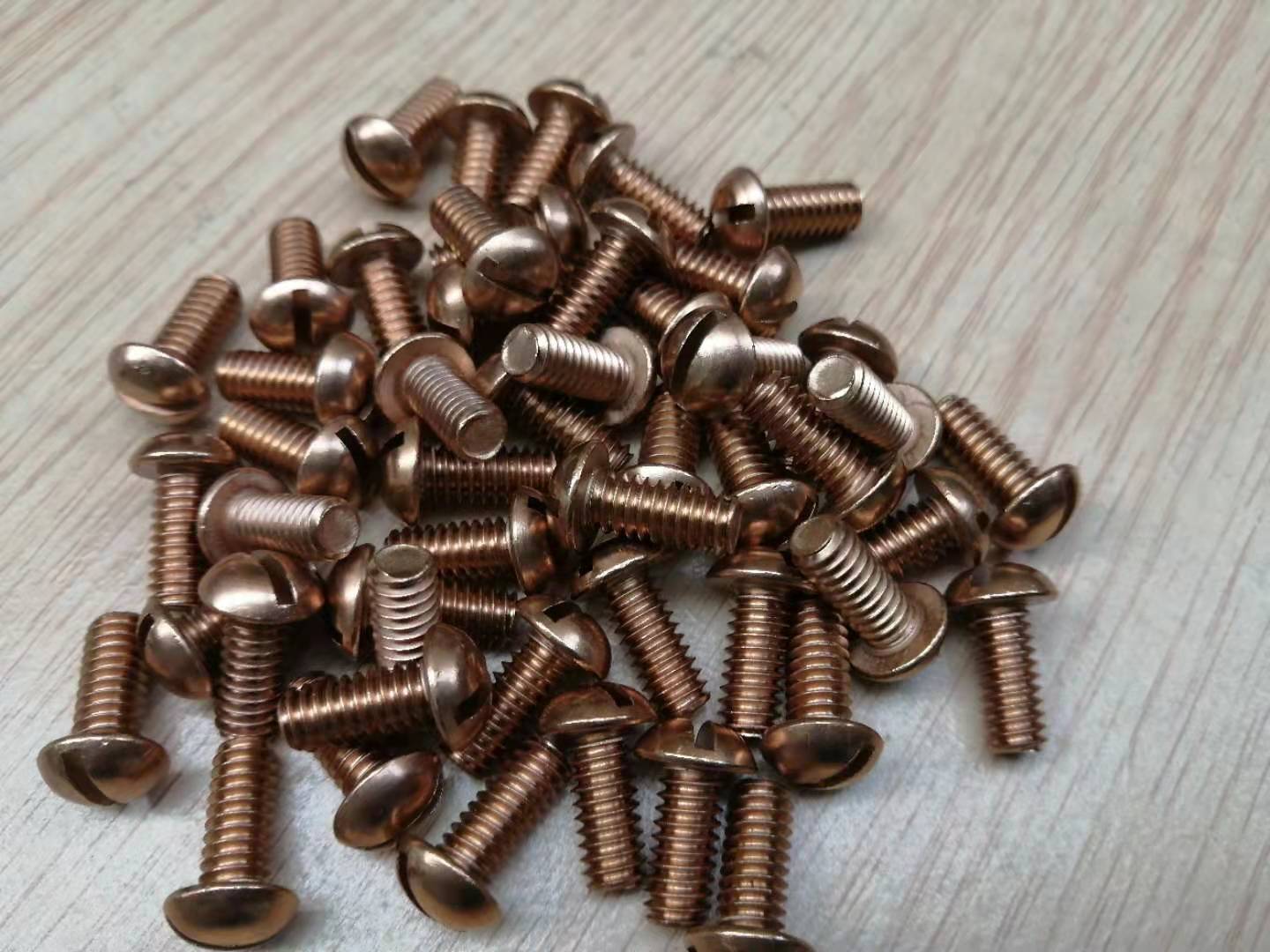 Silicon Bronze Machine Screws Slotted Round Head