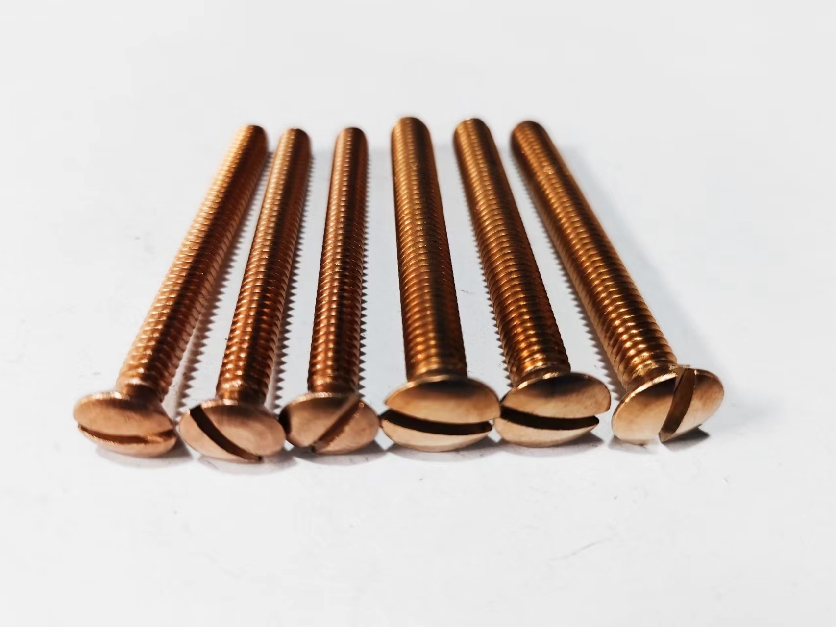 Silicon Bronze Machine Screws Slotted Oval Head