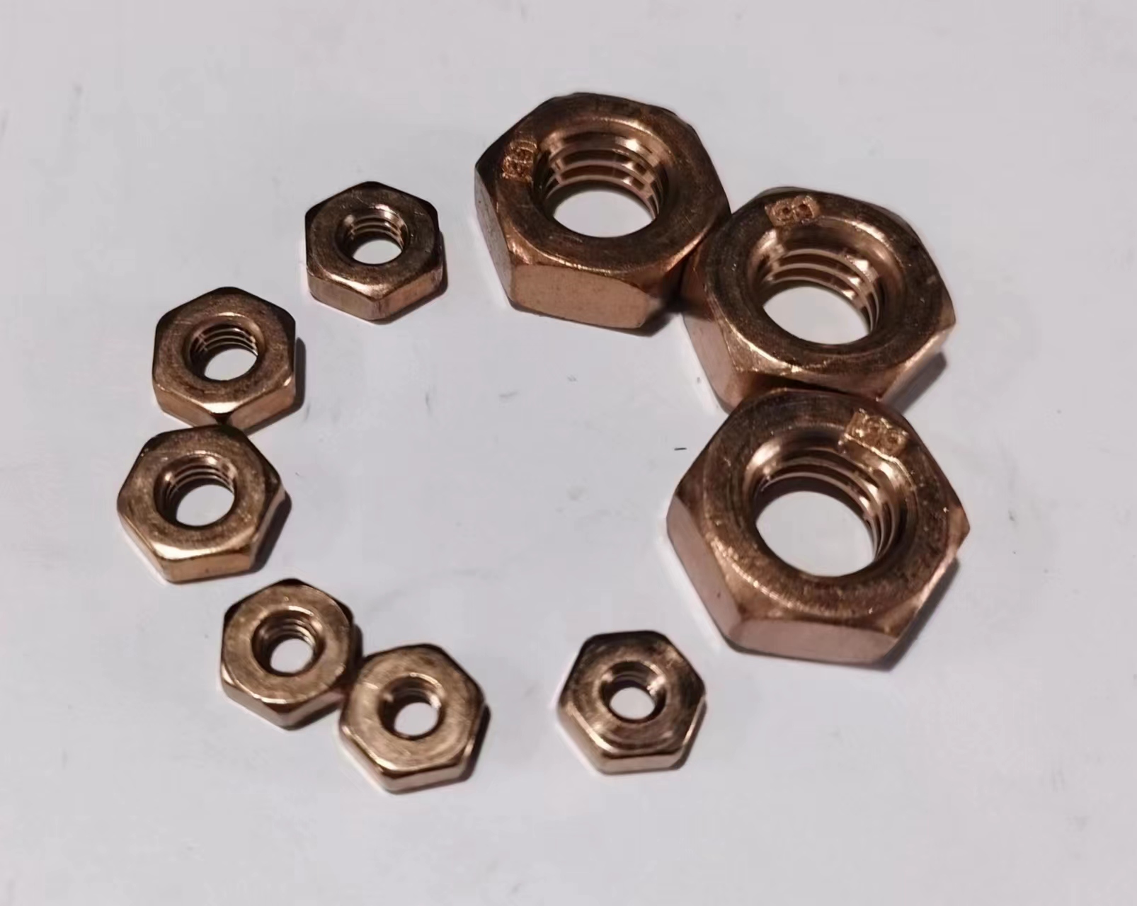 C65100 Silicon Bronze Hex Machine Screw Nuts