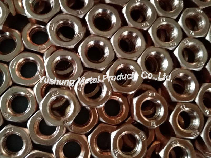 CuNiSi Kuprodur Bronze Hex Nuts