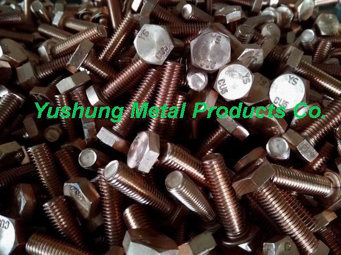 CuNiSi Kuprodur Hex Head Bolts