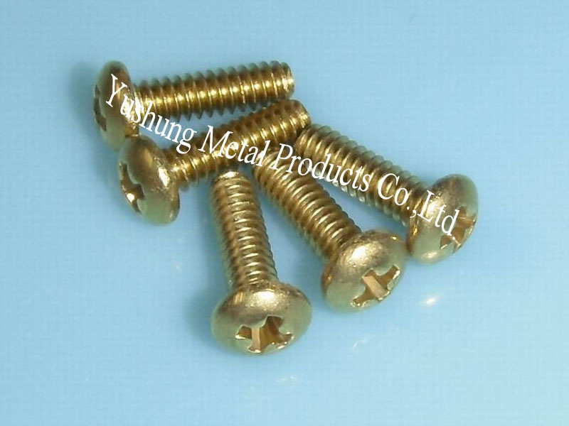 Brass Machine Screw Phillips Pan Head