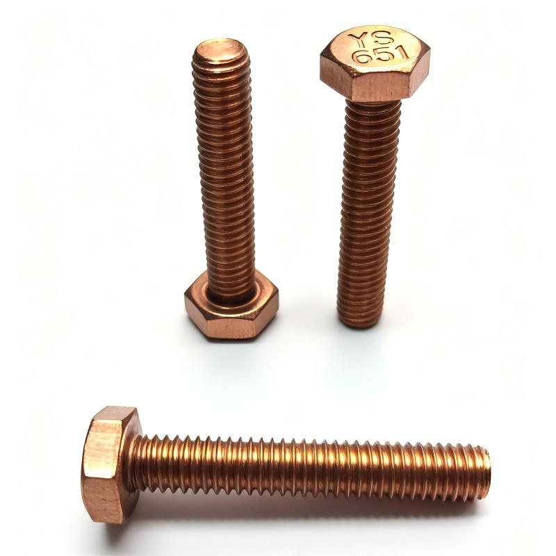 Silicon Bronze Hex Cap Bolts Screws